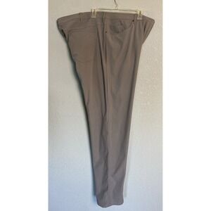 Lululemon Pants Mens 46 Tall ABC Classic Fit 37" Gray Warpstreme Chinos